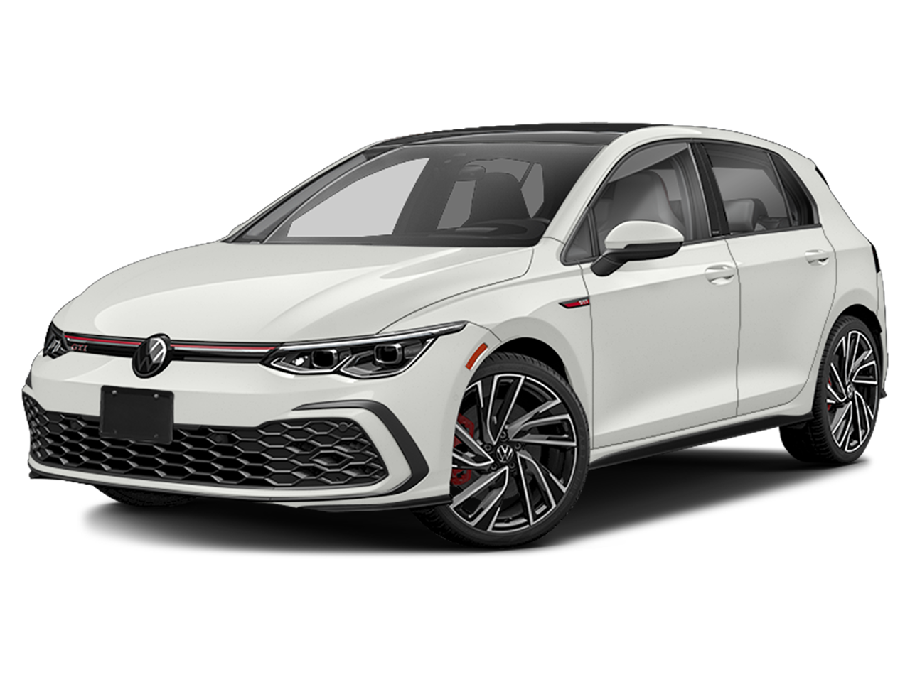 2024 Opal White W / Black Roof Volkswagen 380 Autobahn Golf GTI for