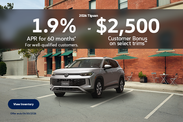 2026 Spring Tiguan APR Offer
