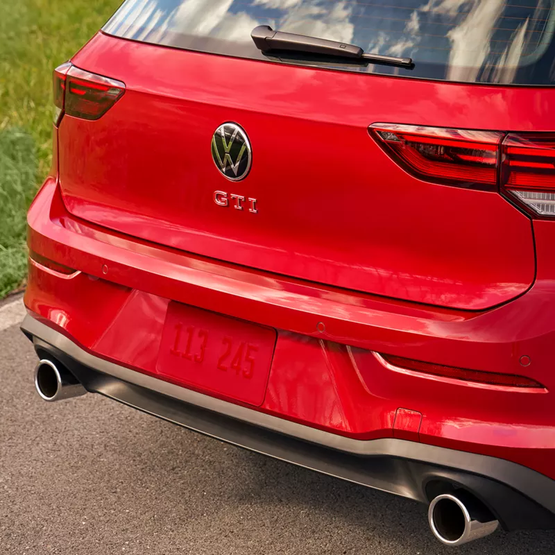 2026 Volkswagen Golf GTI rear badge detail