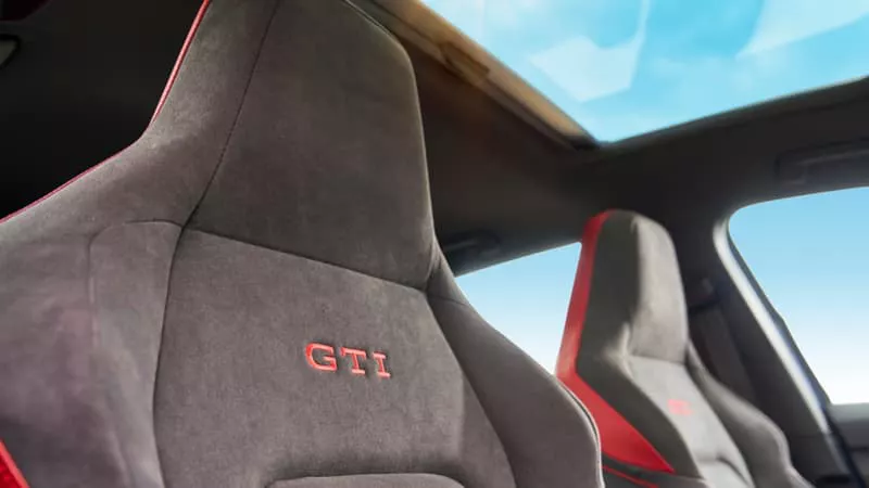 2026 Volkswagen Golf GTI available panoramic sunroof