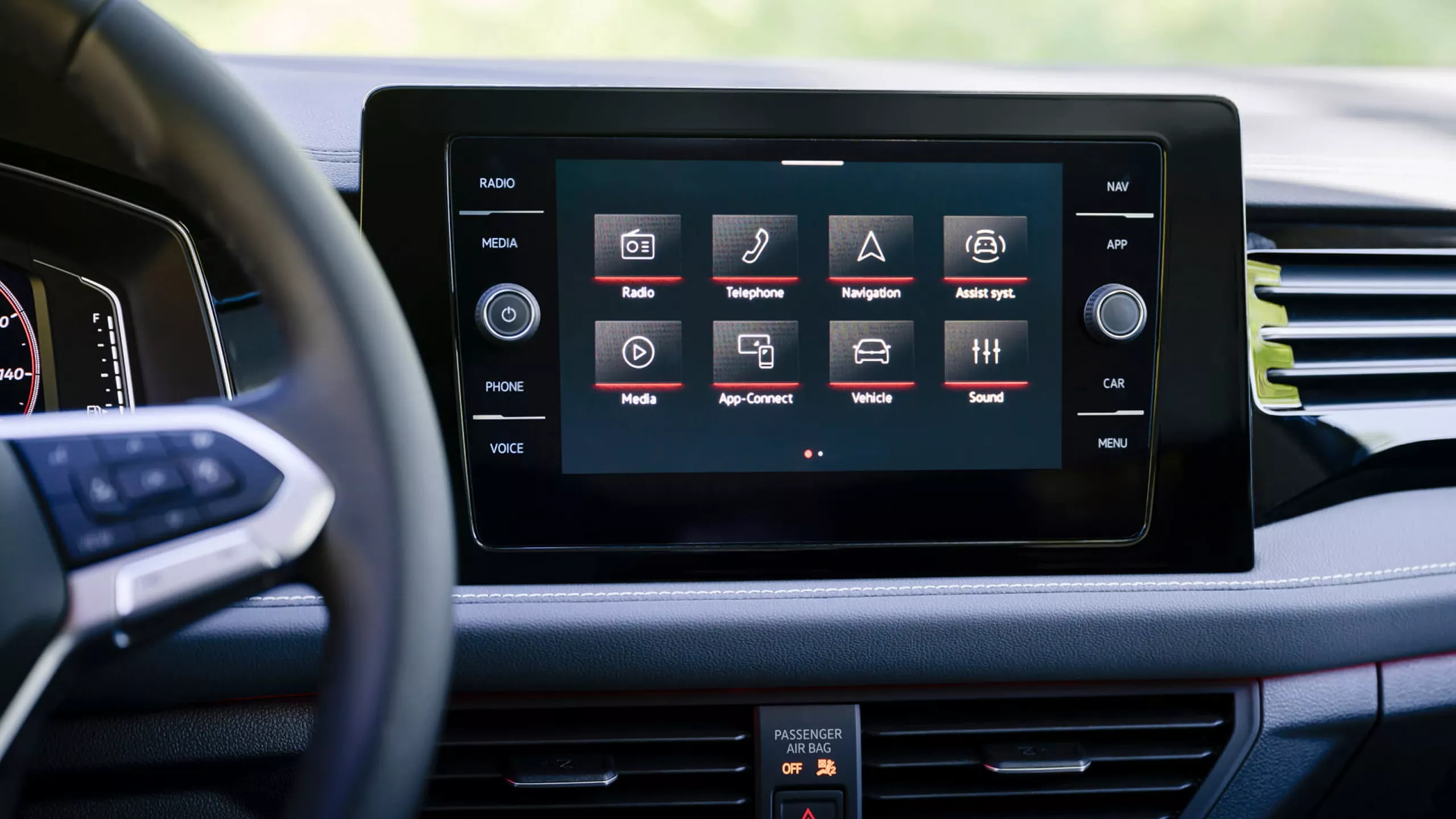 2026 Volkswagen Jetta touchscreen infotainment system