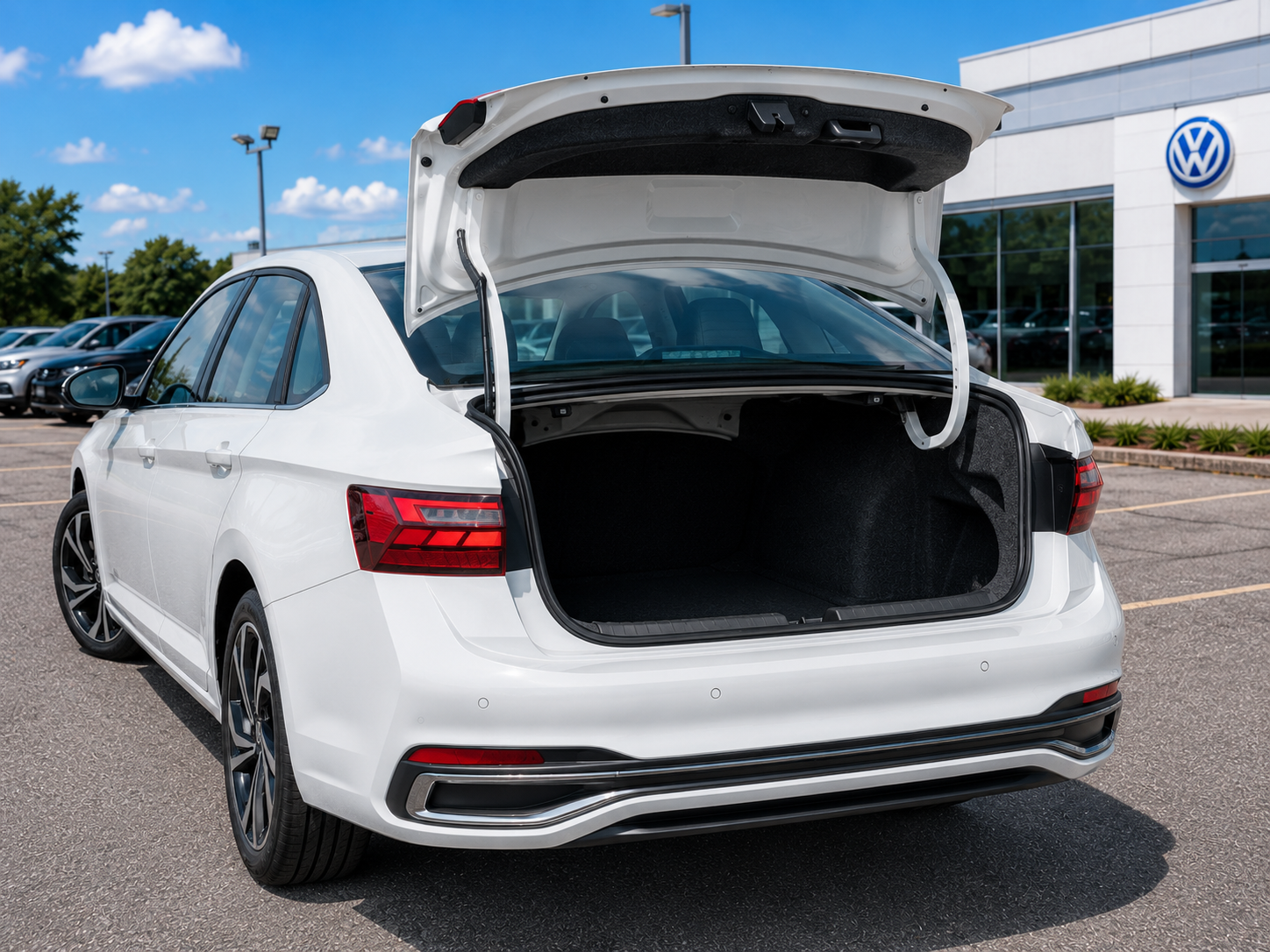 2026 Volkswagen Jetta SEL Trunk space view