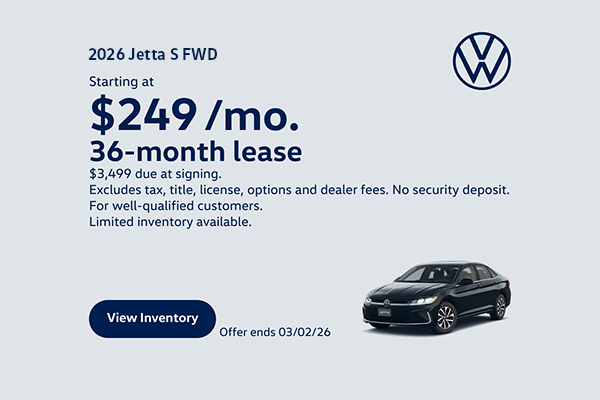Jetta Lease Offer- February