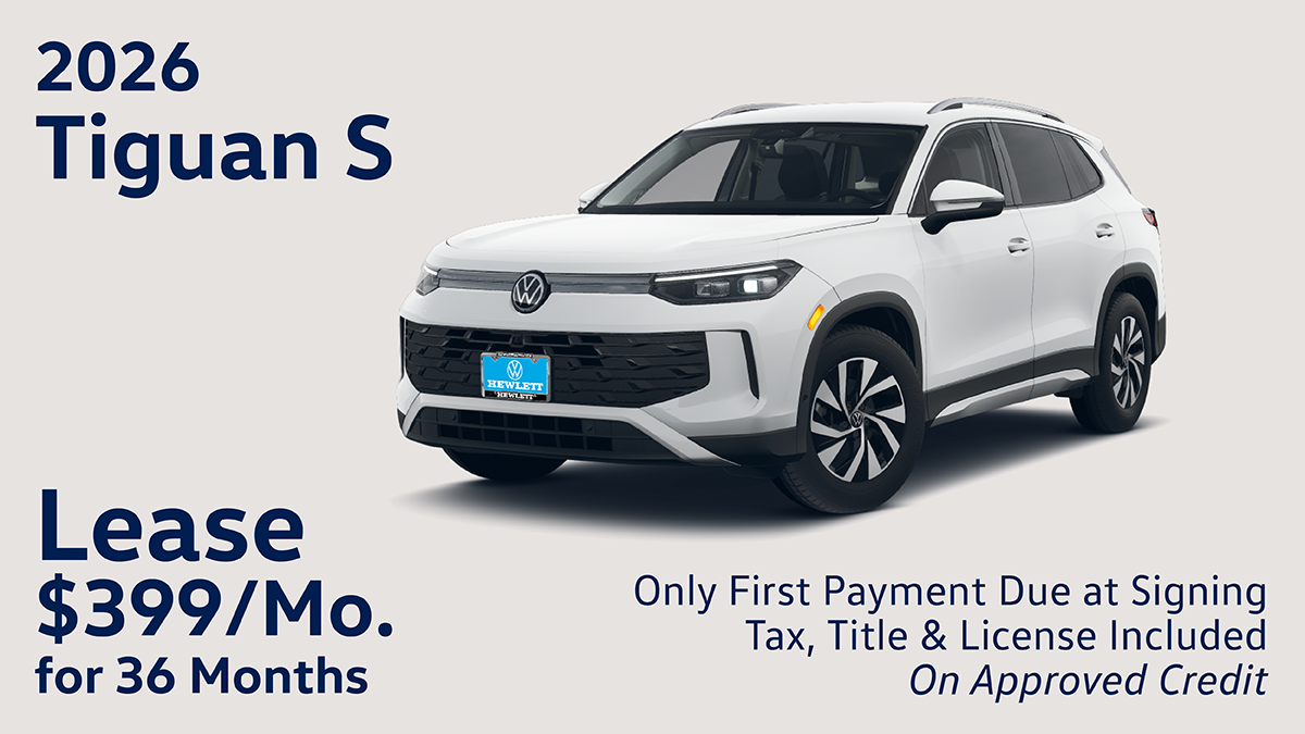 2026 Volkswagen Tiguan S $399 Lease