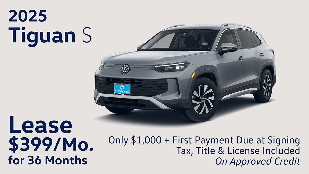 2025 Volkswagen Tiguan S $399 Lease