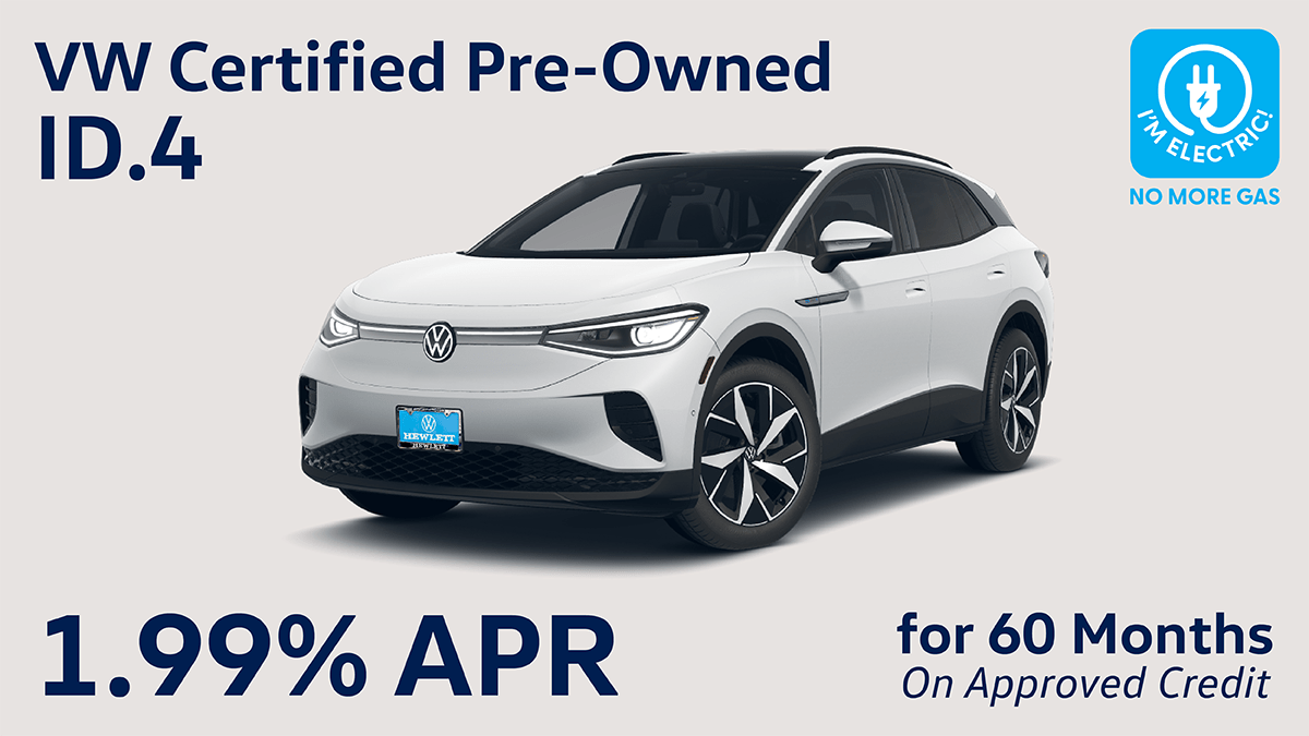VW Certified Pre-Owned ID.4 1.99% for 60 Months